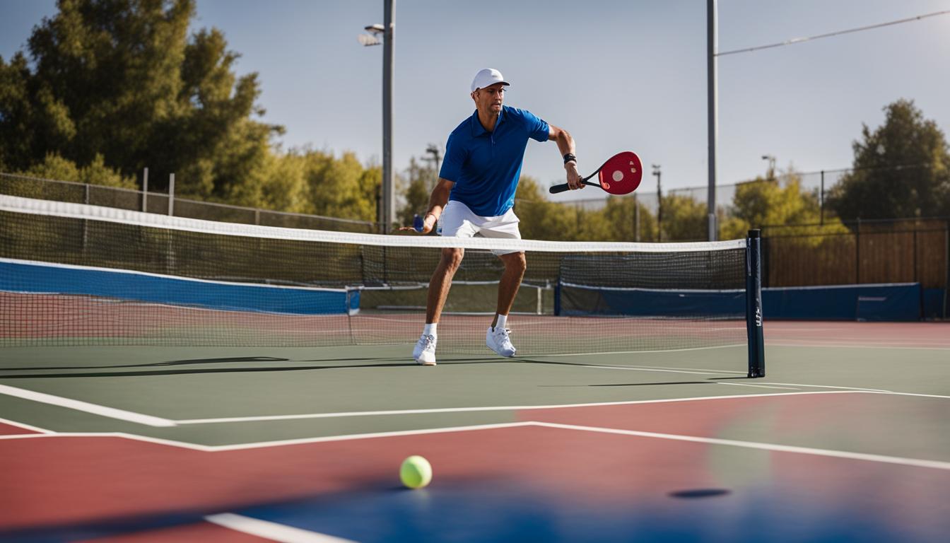 hitting ball kitchen pickleball